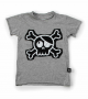 NuNuNu Skull Patch T-Shirt Heather Grey