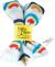 Baby Paper Crinkly Baby Toy - Rainbows