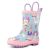 Jan & Jul Kids Puddle-Dry Rain Boots - Enchanted US11