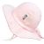 Jan & Jul Kids Sun Hat Cotton Floppy Hat - Pink Stripes - M