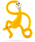 Matchstick Monkey 跳舞猴固齿器 黄色