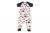 Nest Design Raglan Bamboo Pima Short Sleeve Sleep Suit 0.6 TOG - Pompom 18M-2.5T
