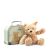 Steiff Jimmy Teddy Bear in Suitcase 25cm